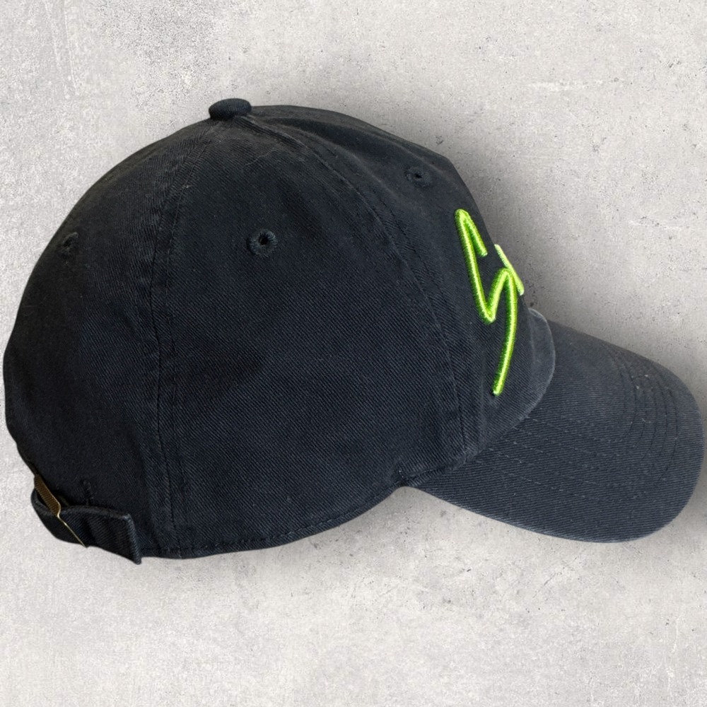 '47 Seattle Seahawks Hat Women's OSFA Black Neon Script Adjustable - Picture 10 of 11